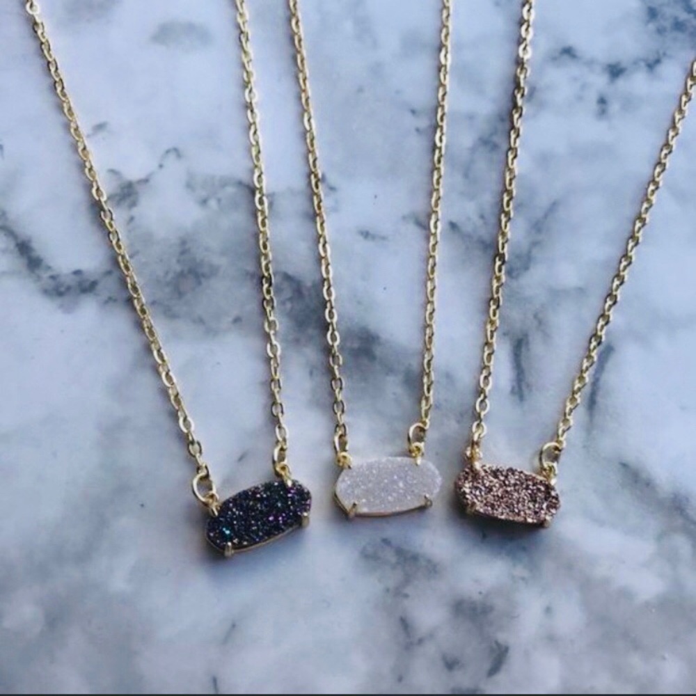 Kendra Scott Elaina Helga Inspired Druzy Necklace - Picture 2 of 8